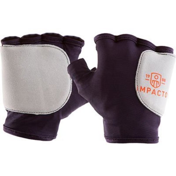 Impacto Protective Products Impacto 503-10 Lrg Anti-Impact Work Glove, Nylon, Suede Leather & Gel Pad In The Palm, Side & Back 50310110040